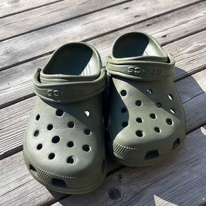 Army Green Classic Clog Crocs
